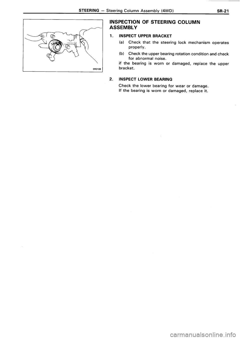 TOYOTA 4RUNNER 1986  Service Repair Manual 