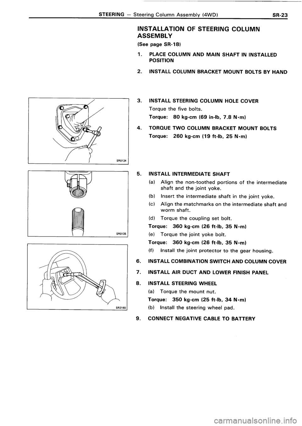 TOYOTA 4RUNNER 1986  Service Repair Manual 