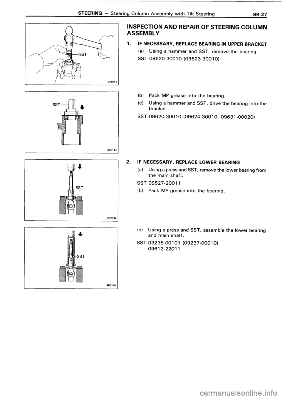 TOYOTA 4RUNNER 1986  Service Repair Manual 
