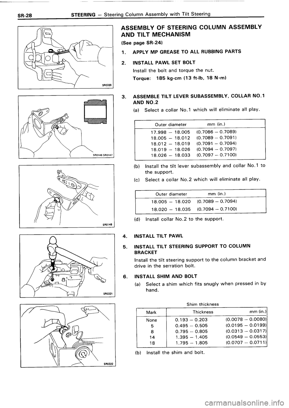 TOYOTA 4RUNNER 1986  Service Repair Manual 