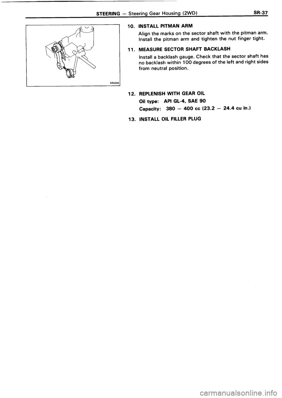 TOYOTA 4RUNNER 1986  Service Repair Manual 