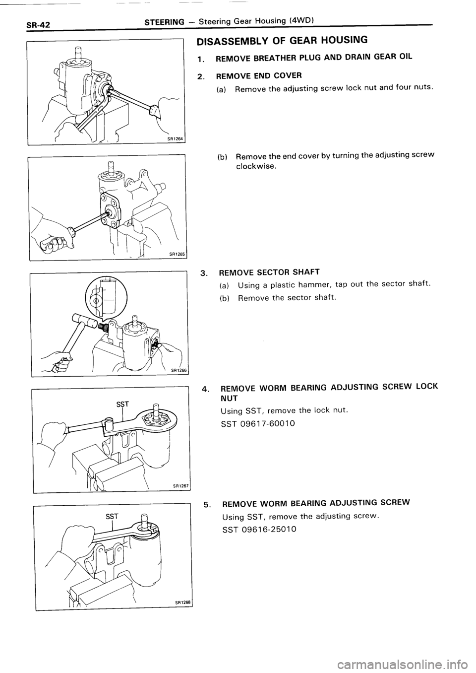 TOYOTA 4RUNNER 1986  Service Repair Manual 