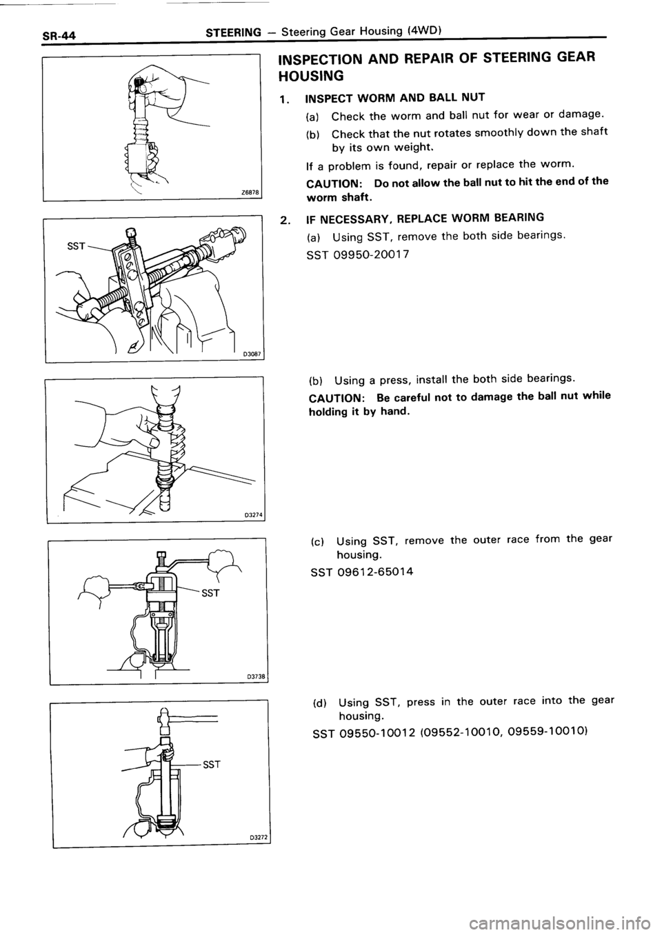 TOYOTA 4RUNNER 1986  Service Repair Manual 