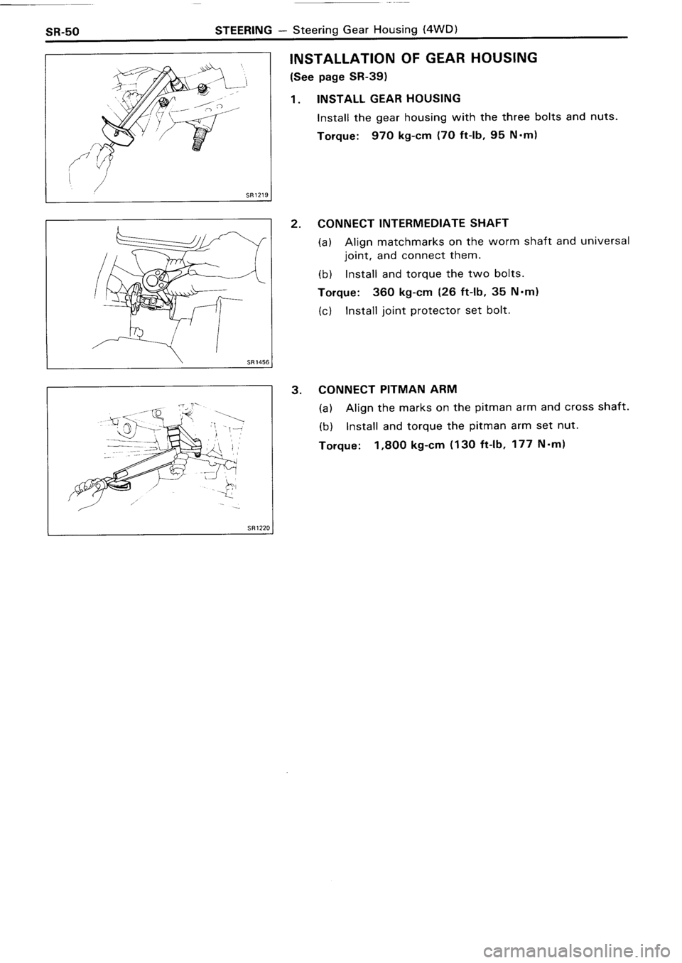 TOYOTA 4RUNNER 1986  Service Repair Manual 