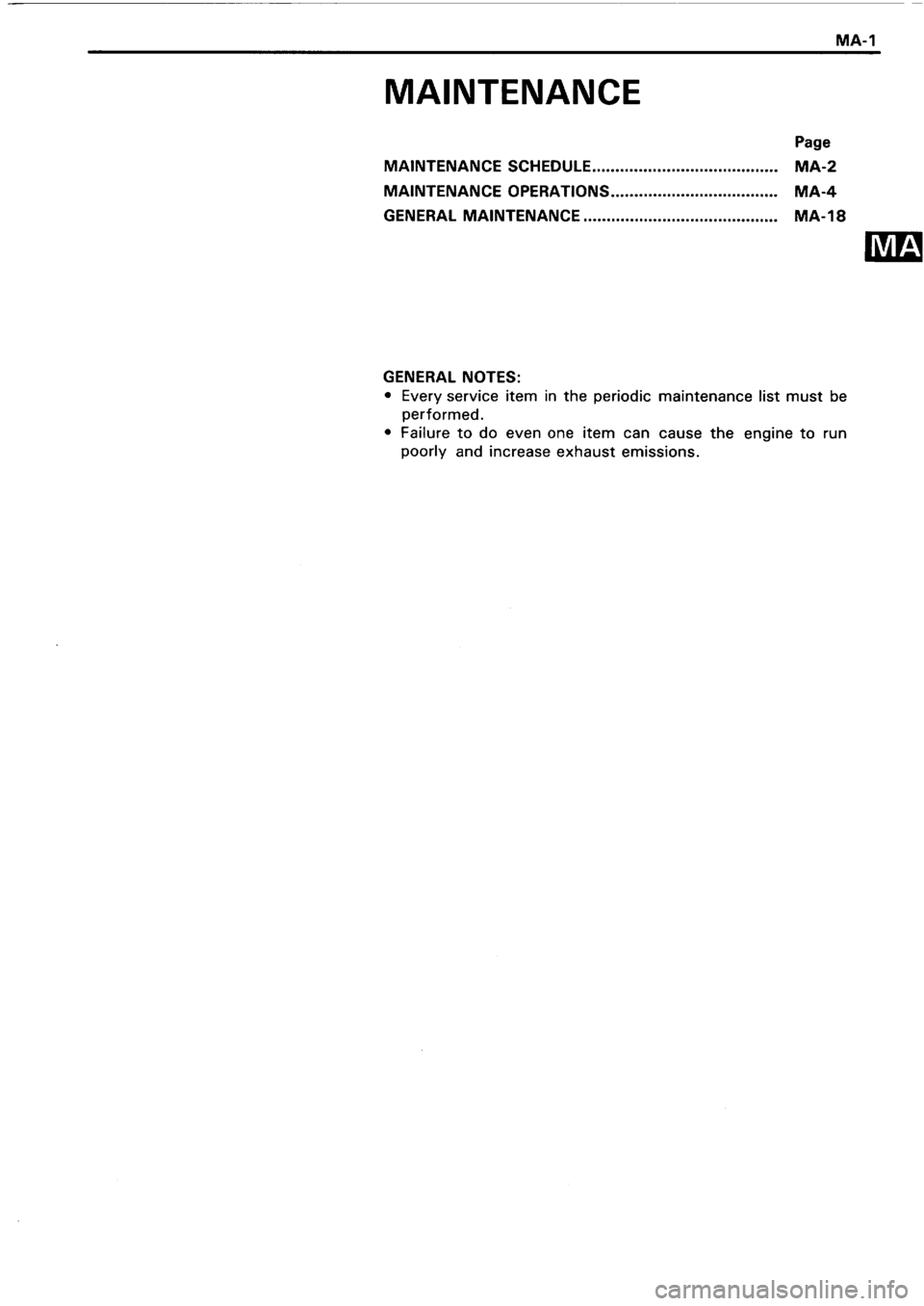 TOYOTA 4RUNNER 1986  Service Repair Manual 