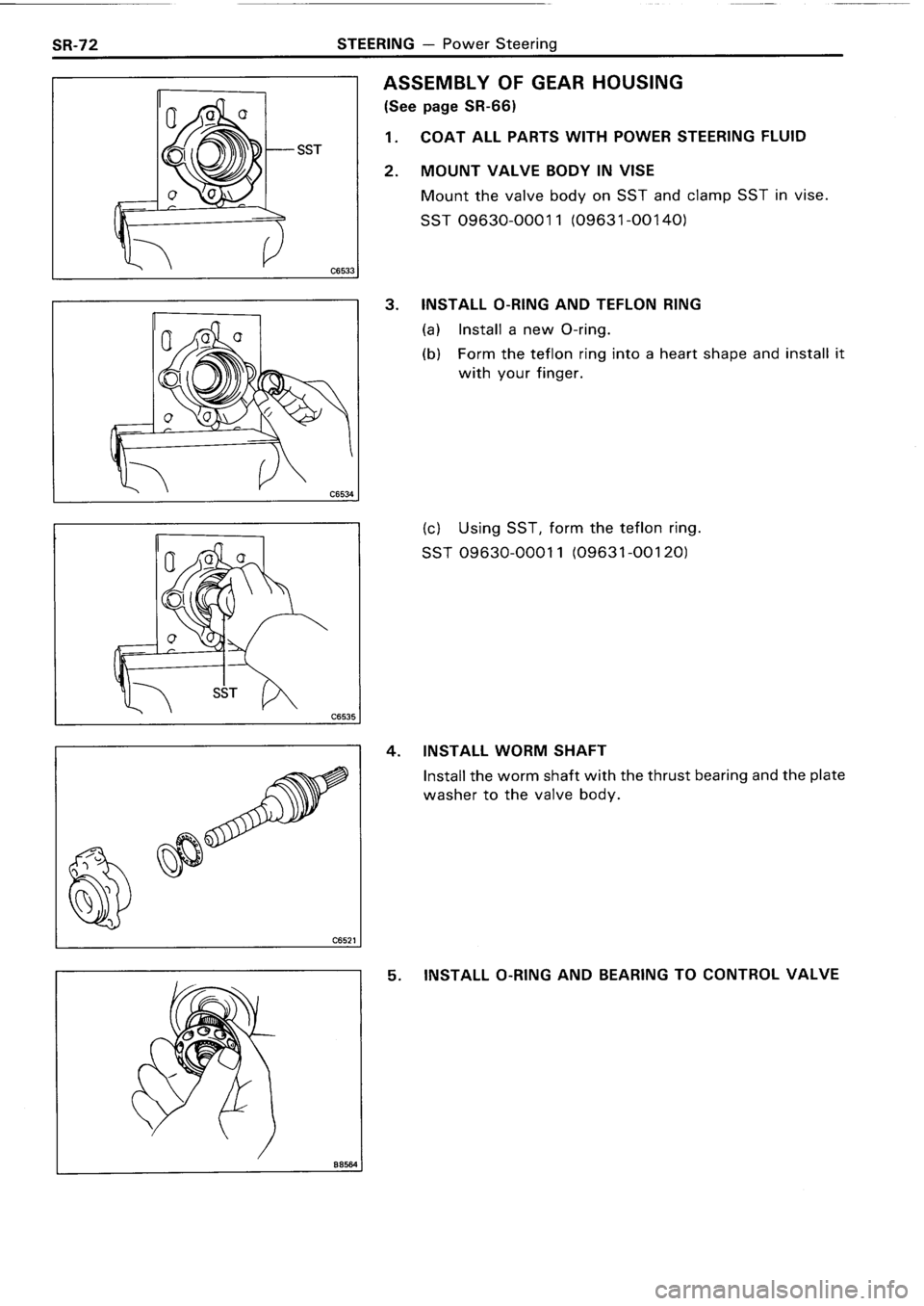TOYOTA 4RUNNER 1986  Service Repair Manual 