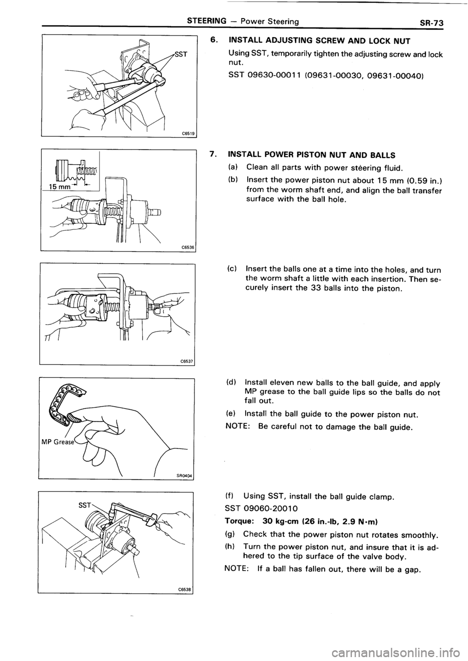 TOYOTA 4RUNNER 1986  Service Repair Manual 