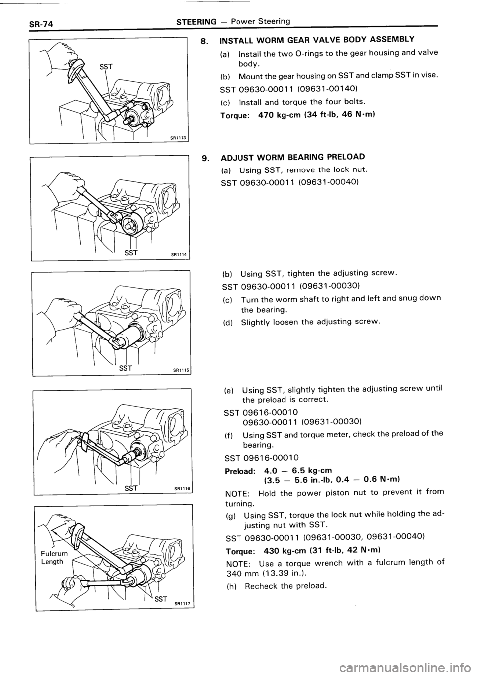 TOYOTA 4RUNNER 1986  Service Repair Manual 