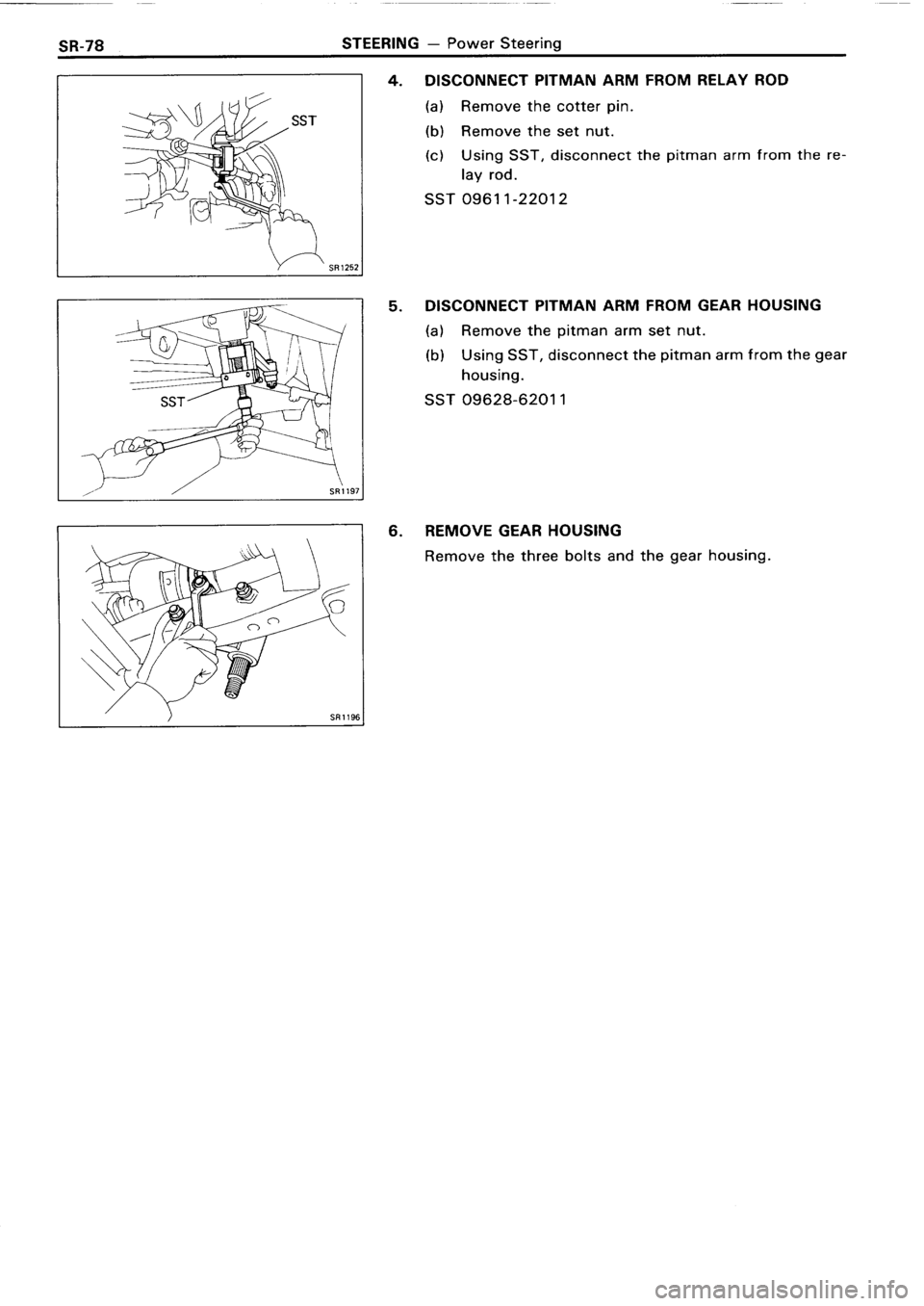 TOYOTA 4RUNNER 1986  Service Repair Manual 