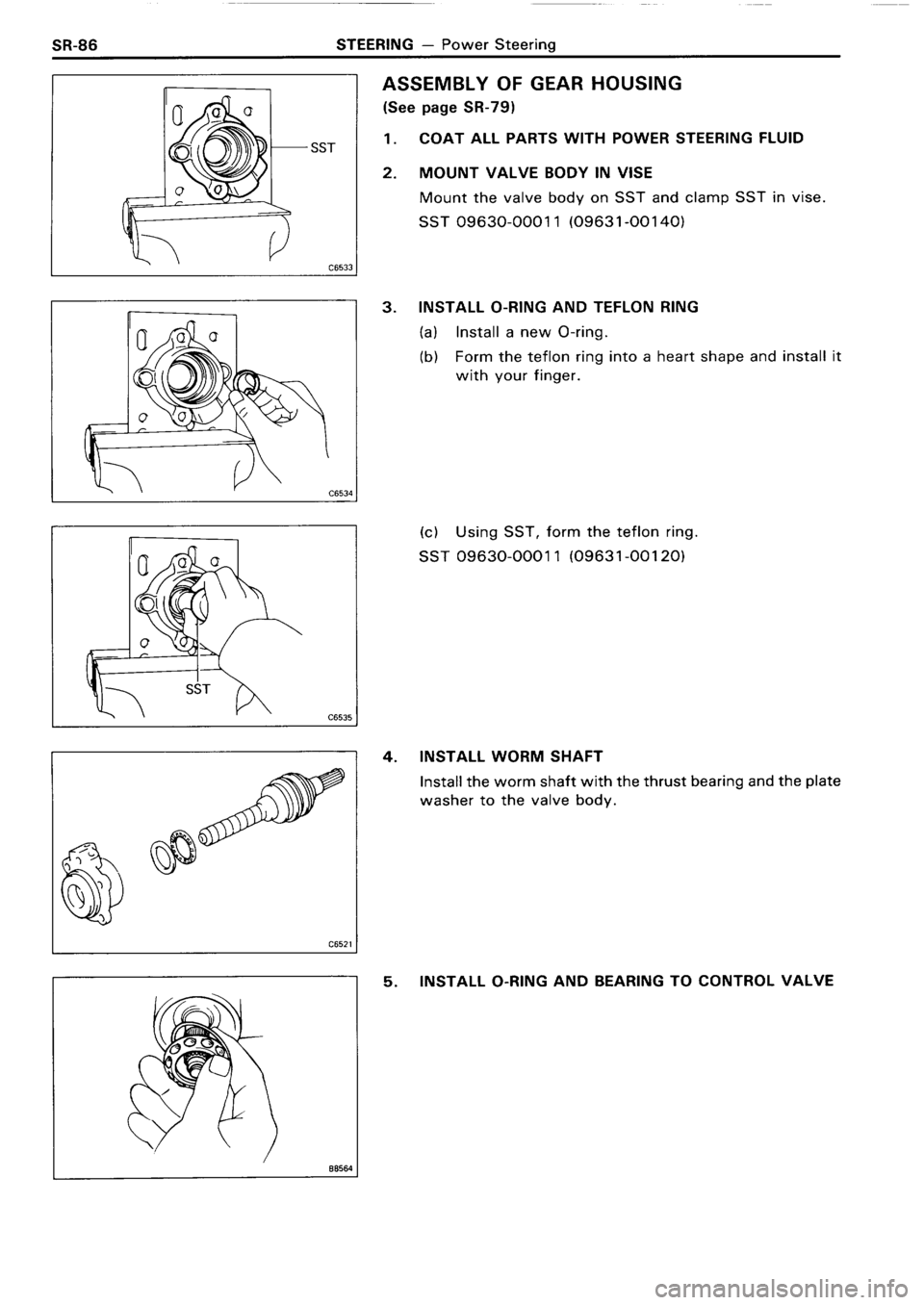 TOYOTA 4RUNNER 1986  Service Repair Manual 