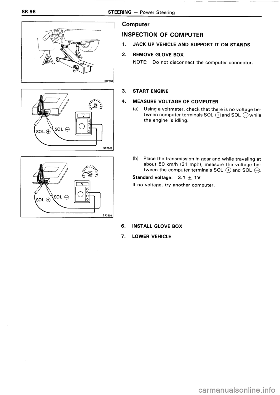 TOYOTA 4RUNNER 1986  Service Repair Manual 