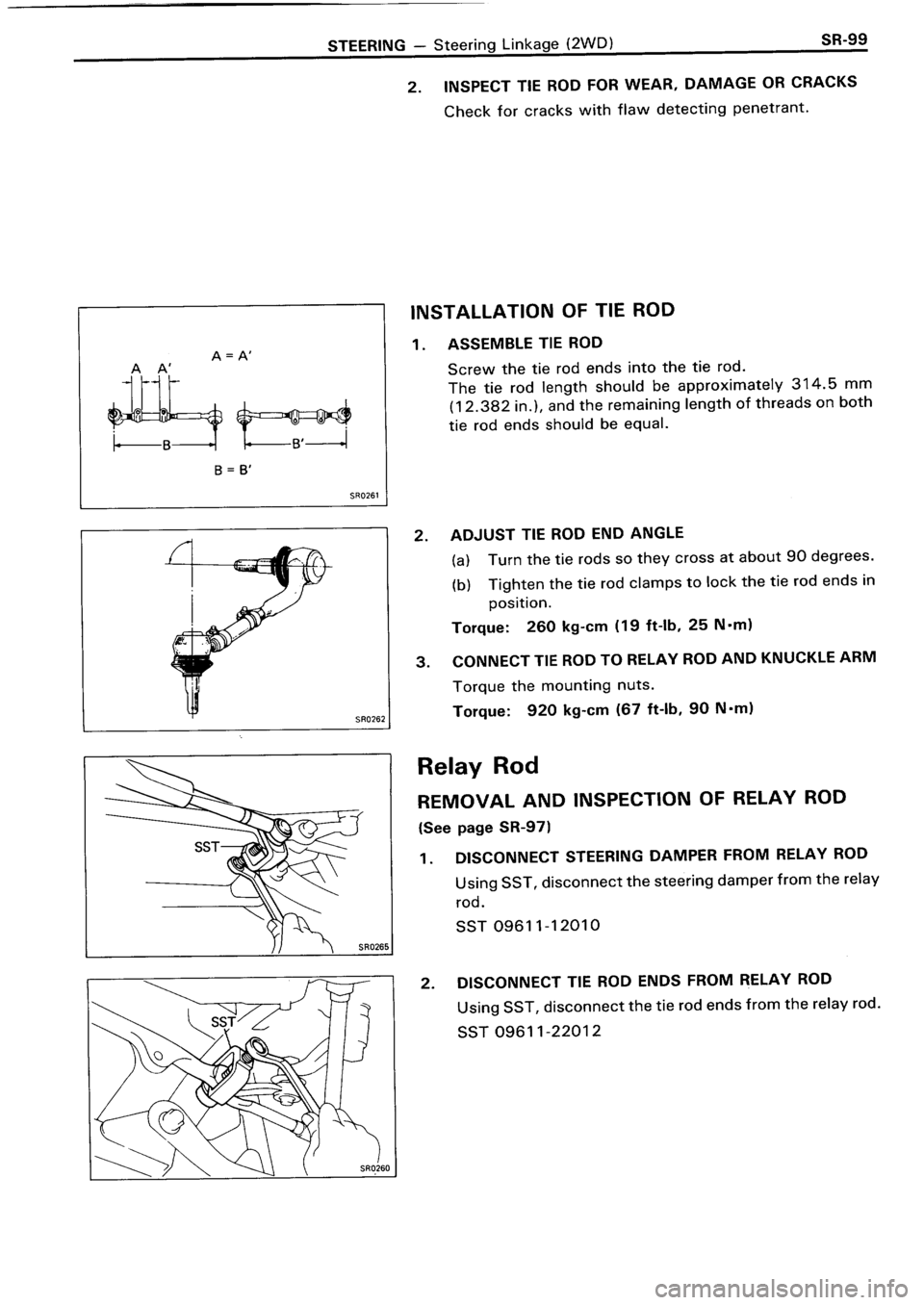 TOYOTA 4RUNNER 1986  Service Repair Manual 