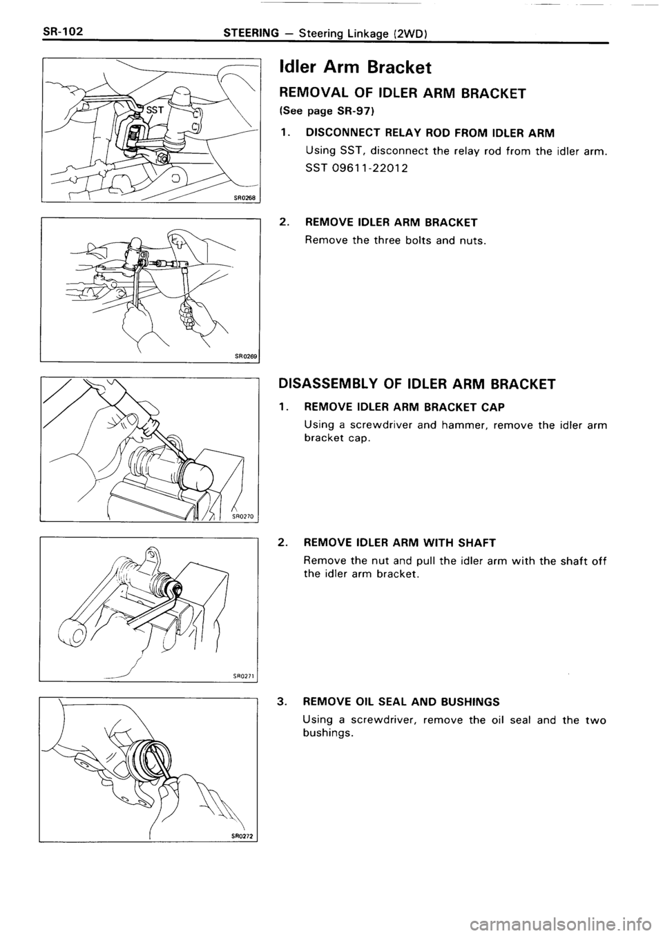 TOYOTA 4RUNNER 1986  Service Repair Manual 