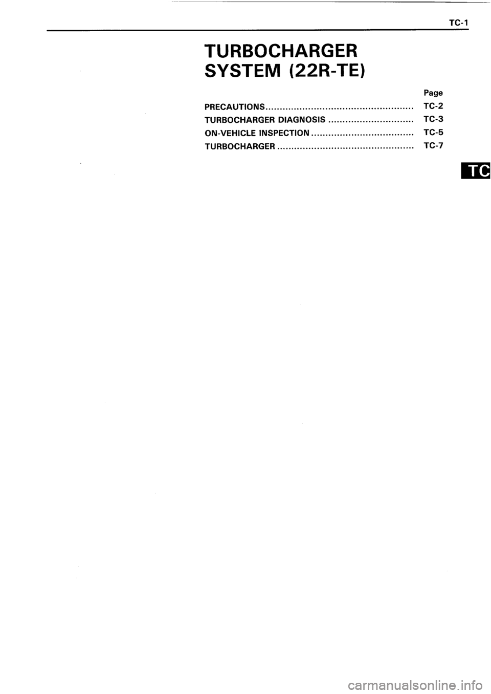TOYOTA 4RUNNER 1986  Service Repair Manual 
