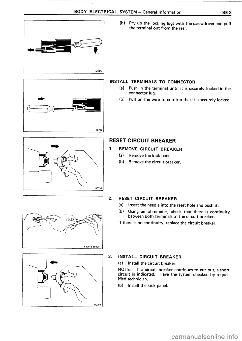 TOYOTA 4RUNNER 1986  Service Repair Manual 
