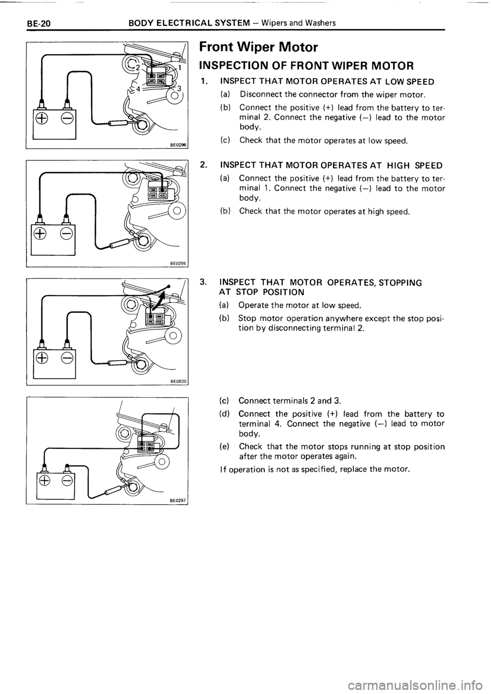 TOYOTA 4RUNNER 1986  Service Repair Manual 