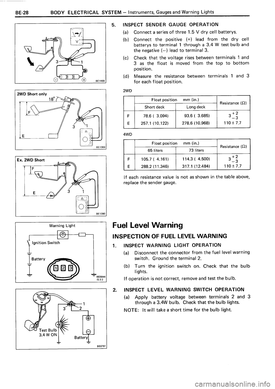 TOYOTA 4RUNNER 1986  Service Repair Manual 