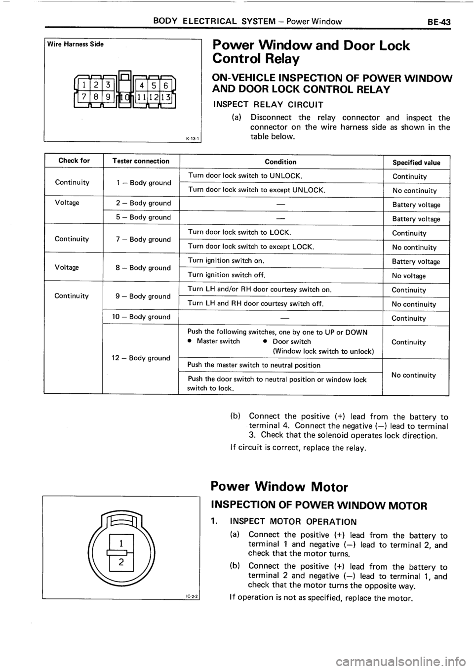 TOYOTA 4RUNNER 1986  Service Repair Manual 