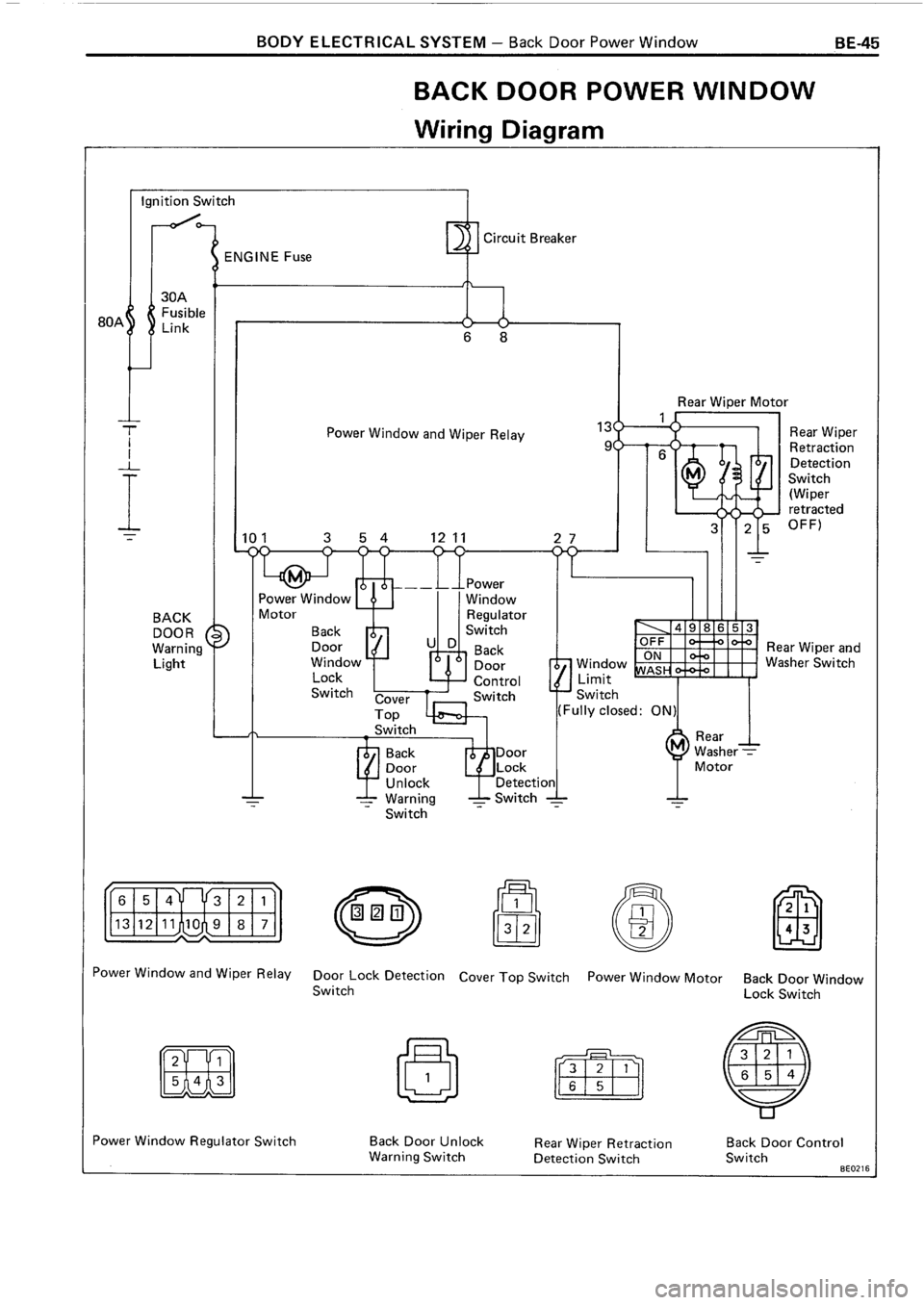 TOYOTA 4RUNNER 1986  Service Repair Manual 