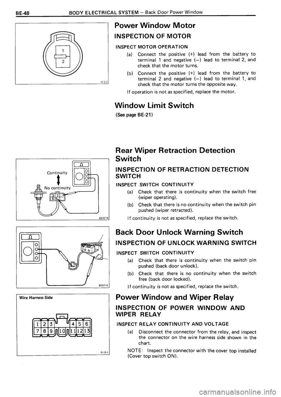 TOYOTA 4RUNNER 1986  Service Repair Manual 