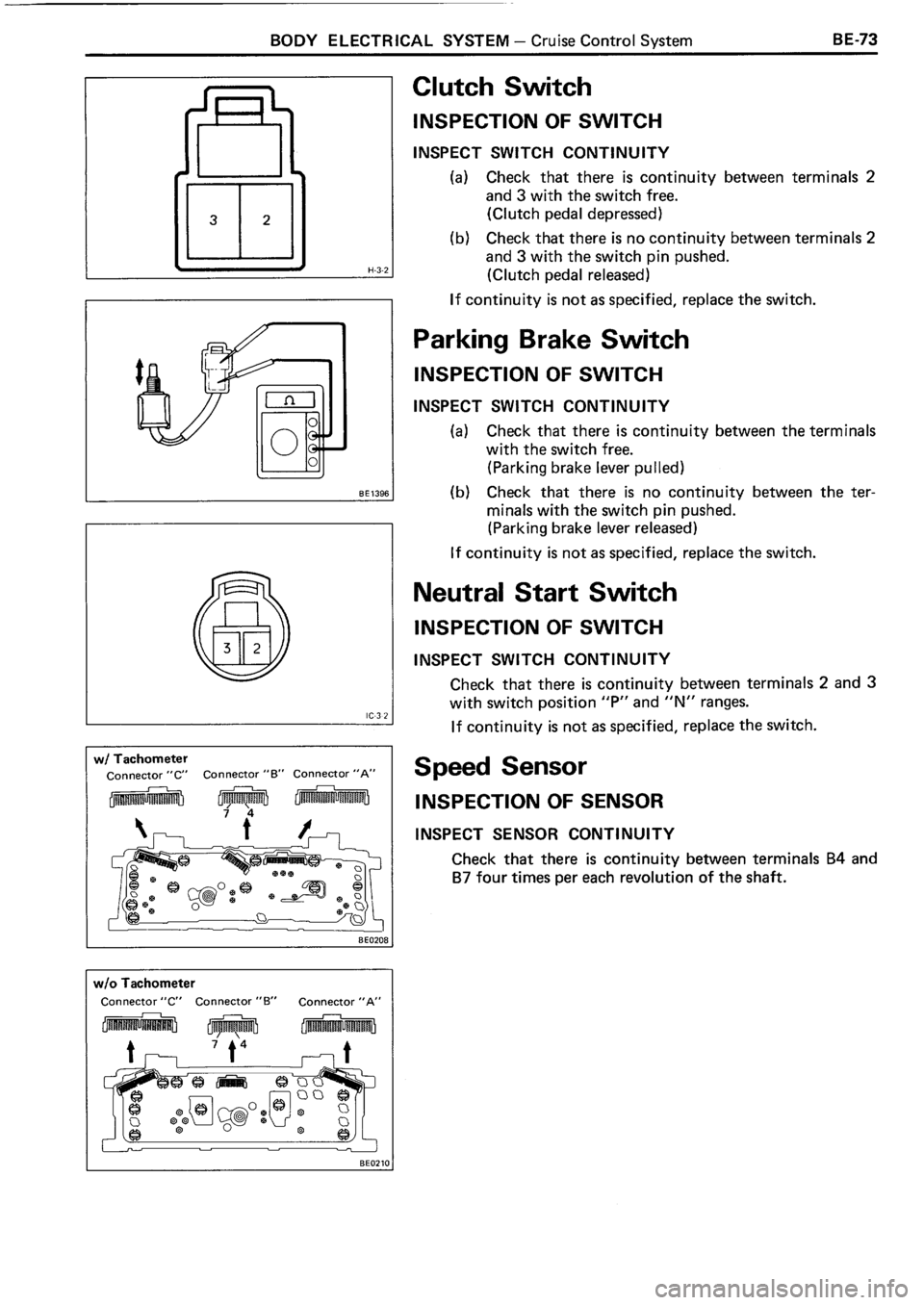 TOYOTA 4RUNNER 1986  Service Repair Manual 
