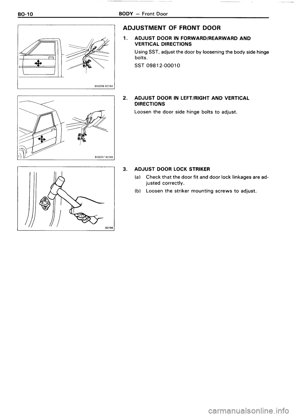 TOYOTA 4RUNNER 1986  Service Repair Manual 