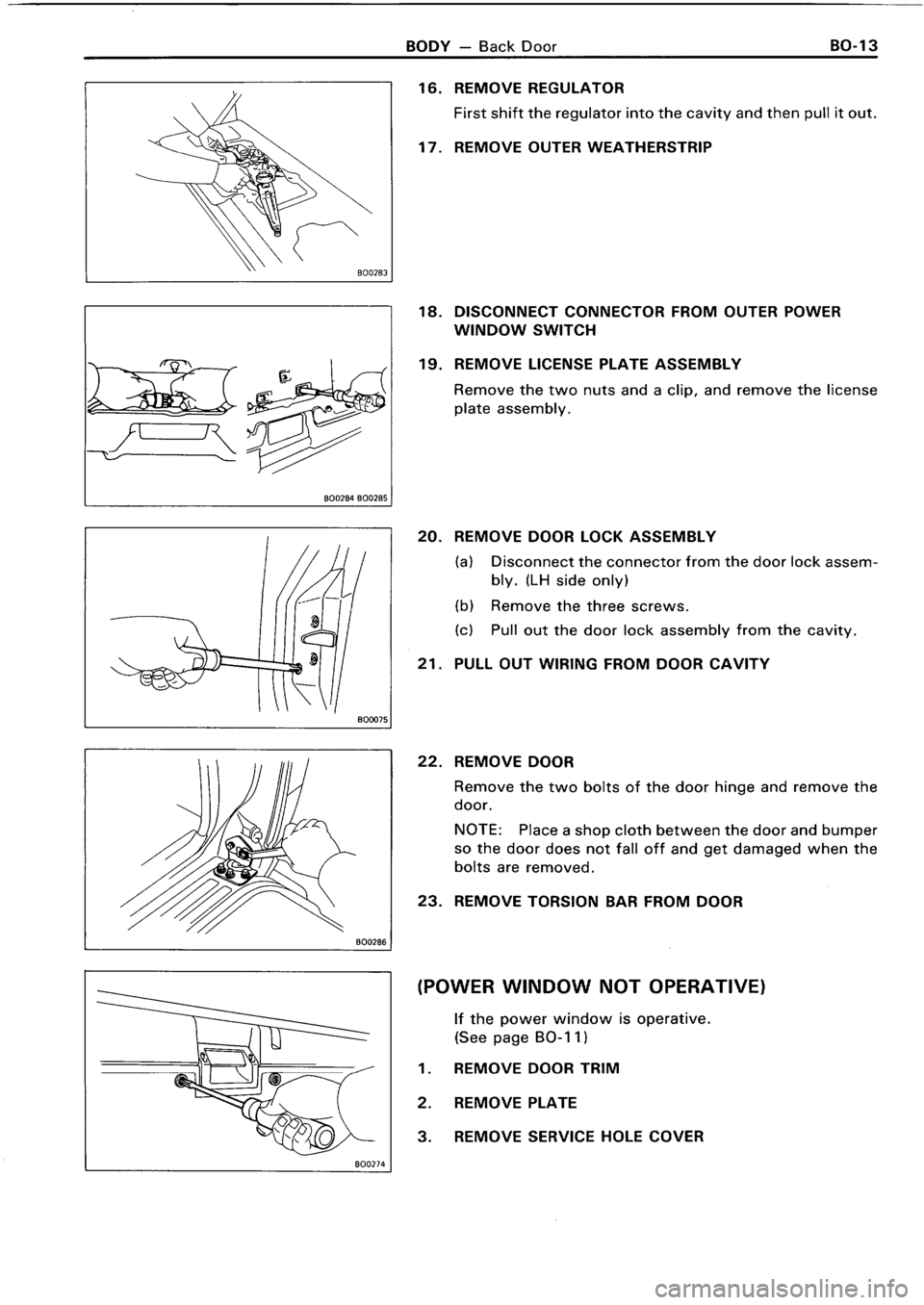 TOYOTA 4RUNNER 1986  Service Repair Manual 