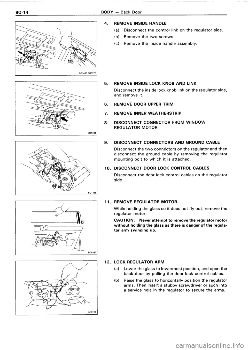 TOYOTA 4RUNNER 1986  Service Repair Manual 
