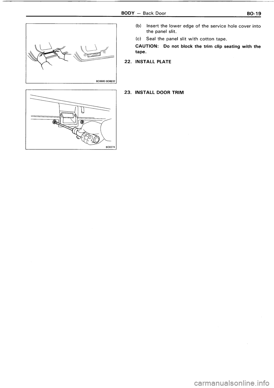 TOYOTA 4RUNNER 1986  Service Repair Manual 