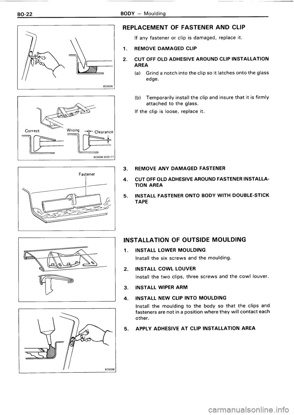 TOYOTA 4RUNNER 1986  Service Repair Manual 