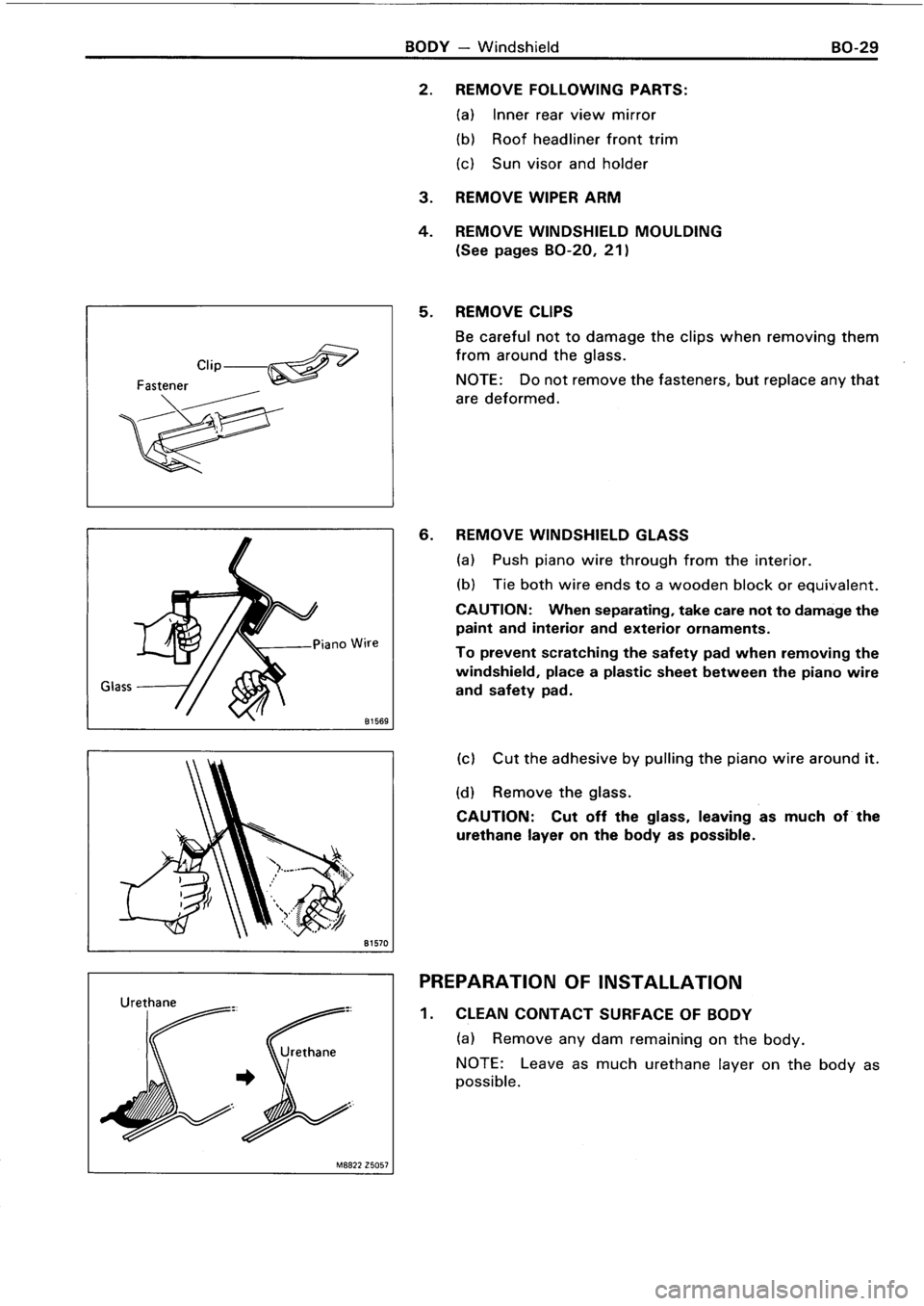 TOYOTA 4RUNNER 1986  Service Repair Manual 