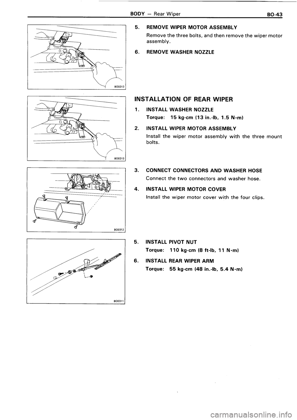 TOYOTA 4RUNNER 1986  Service Repair Manual 