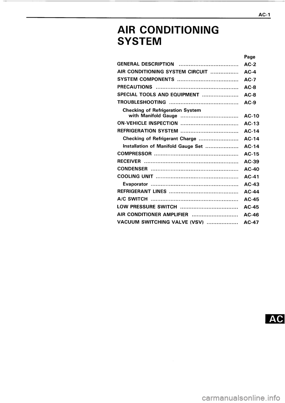 TOYOTA 4RUNNER 1986  Service Repair Manual 