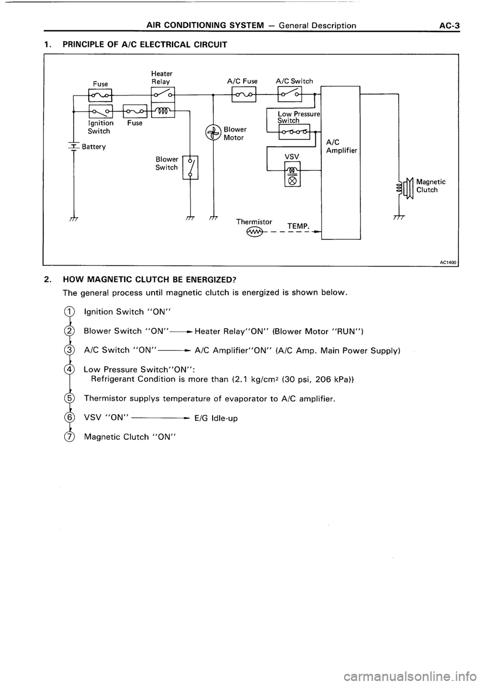 TOYOTA 4RUNNER 1986  Service Repair Manual 