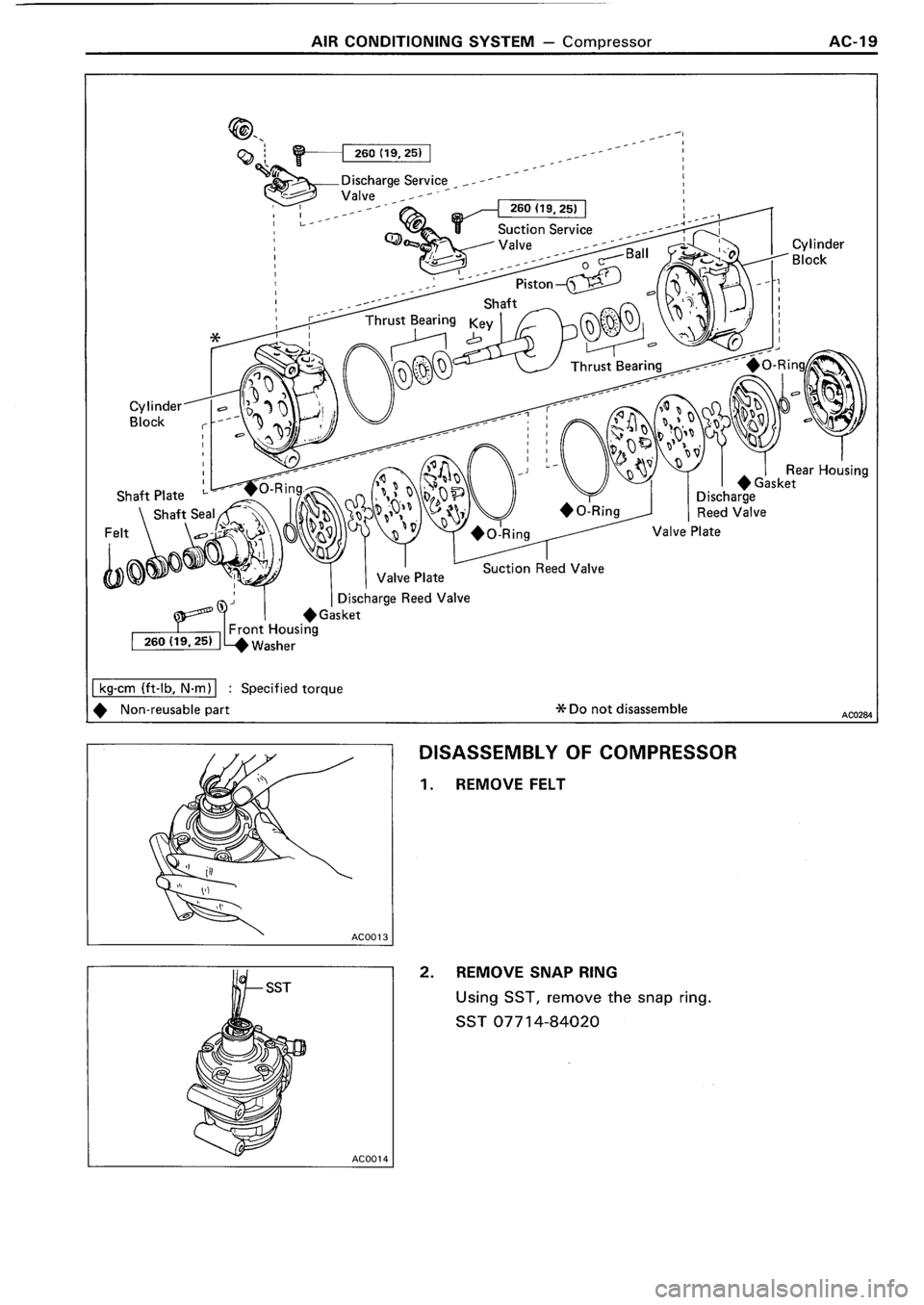 TOYOTA 4RUNNER 1986  Service Repair Manual 