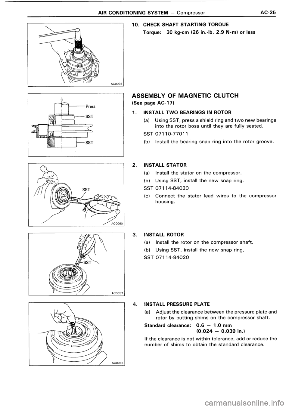 TOYOTA 4RUNNER 1986  Service Repair Manual 
