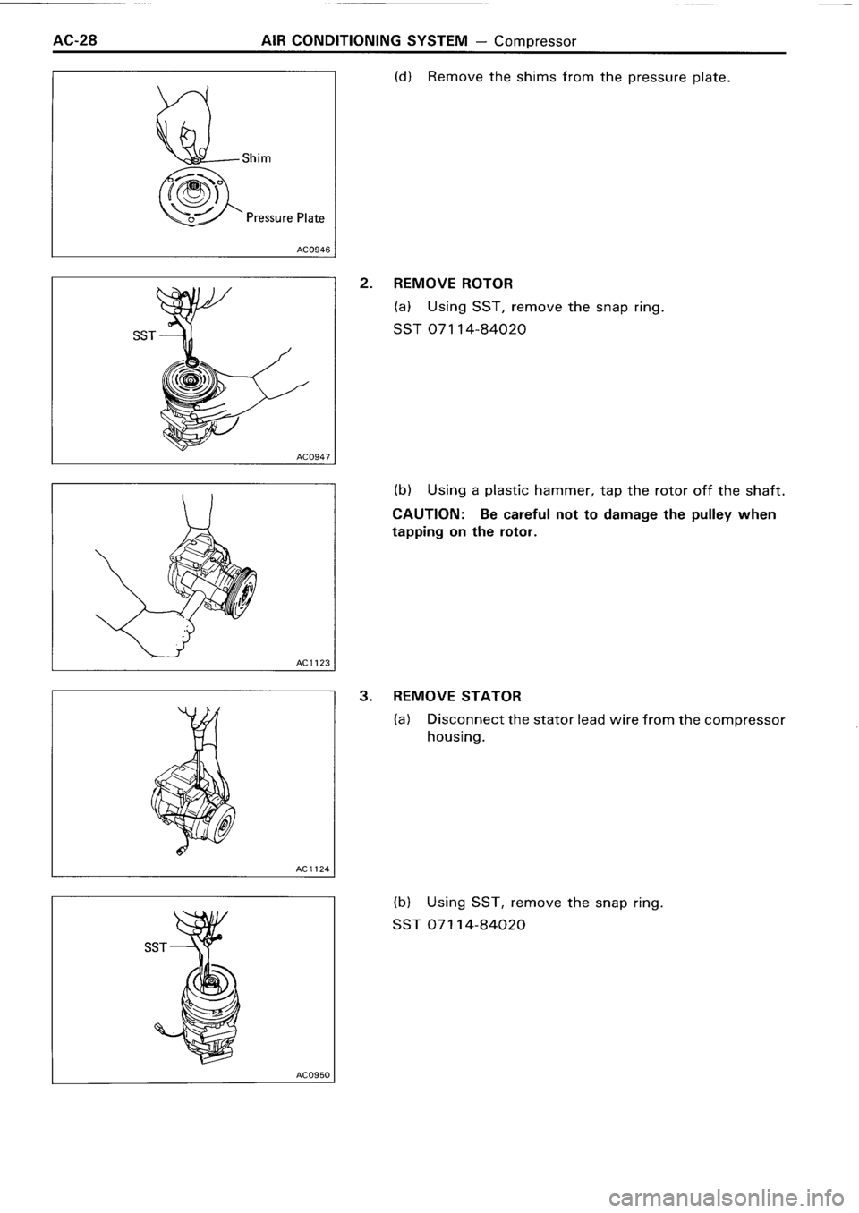 TOYOTA 4RUNNER 1986  Service Repair Manual 