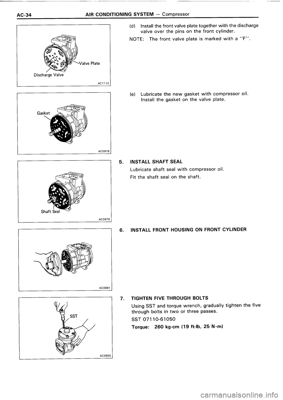 TOYOTA 4RUNNER 1986  Service Repair Manual 