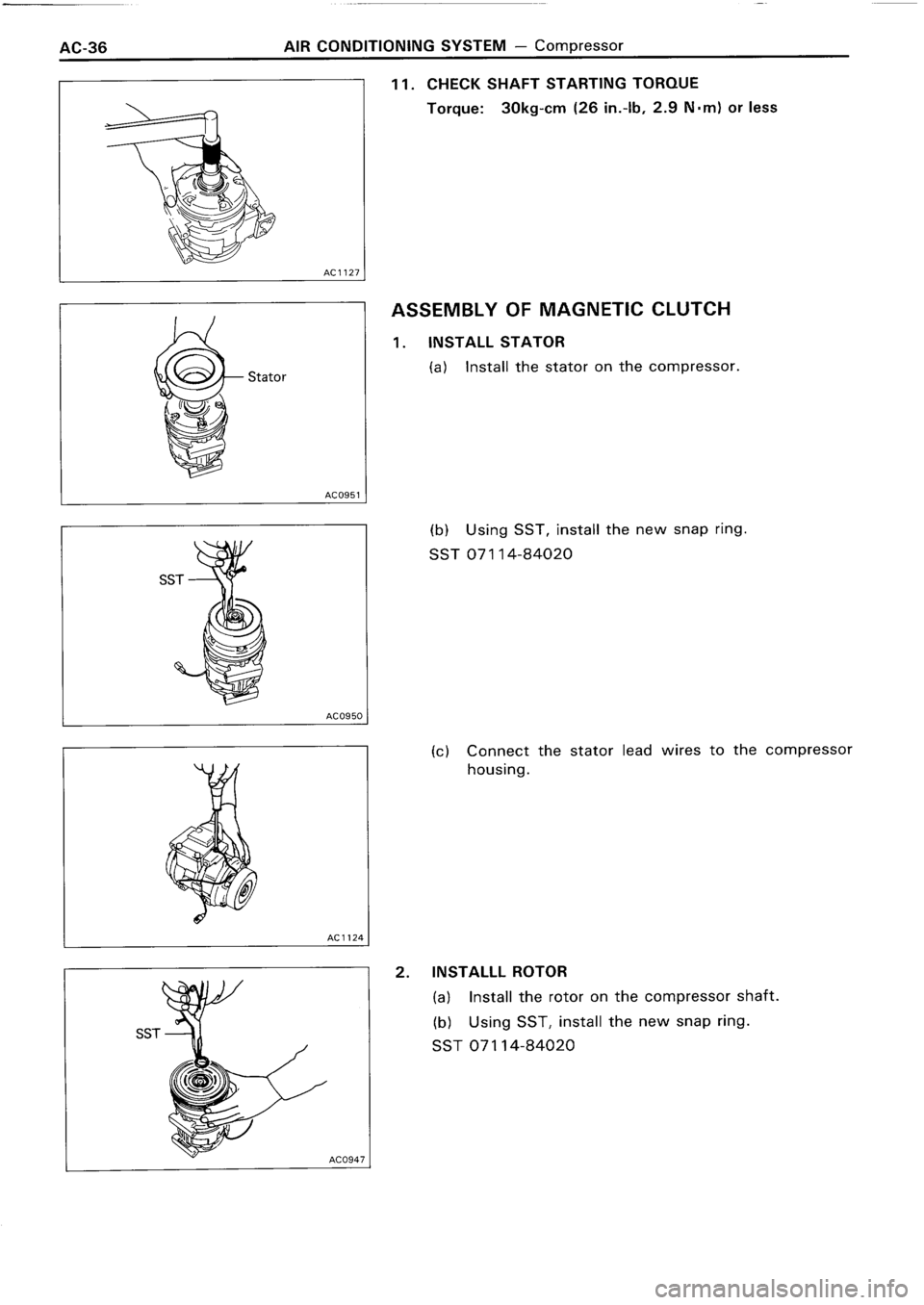 TOYOTA 4RUNNER 1986  Service Repair Manual 