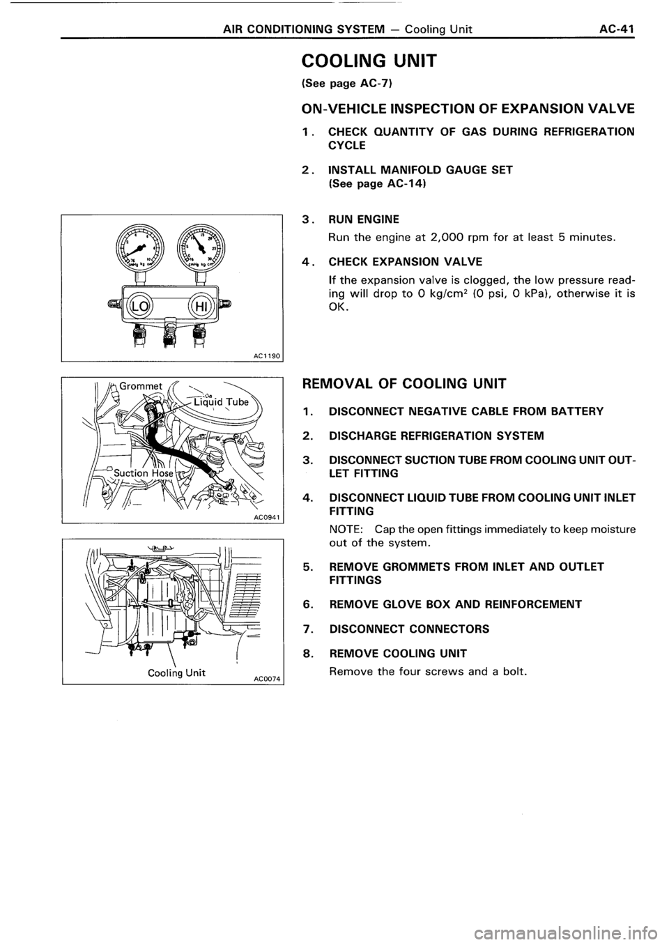 TOYOTA 4RUNNER 1986  Service Repair Manual 