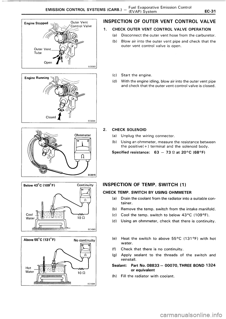 TOYOTA 4RUNNER 1986  Service Repair Manual 