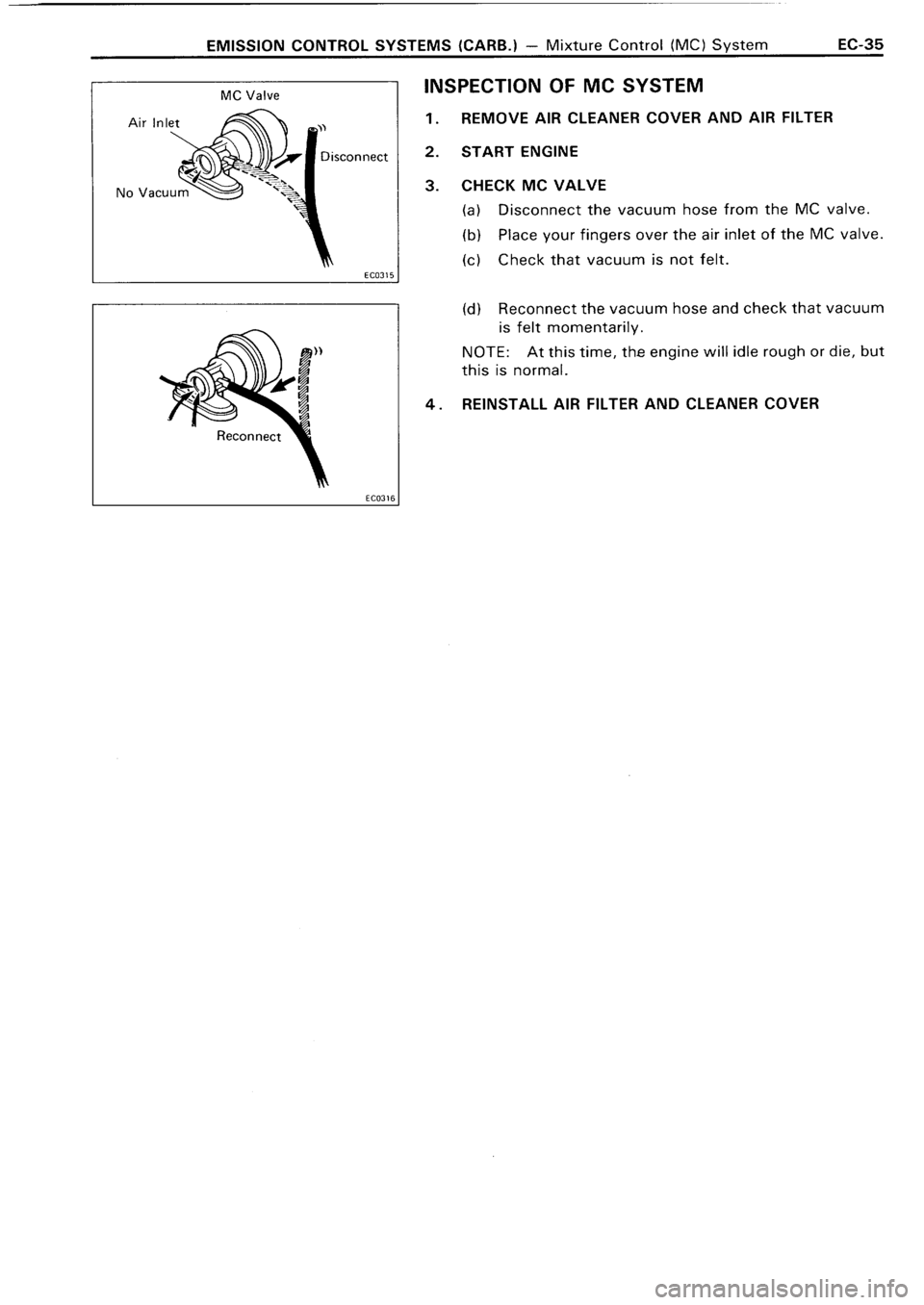 TOYOTA 4RUNNER 1986  Service Repair Manual 