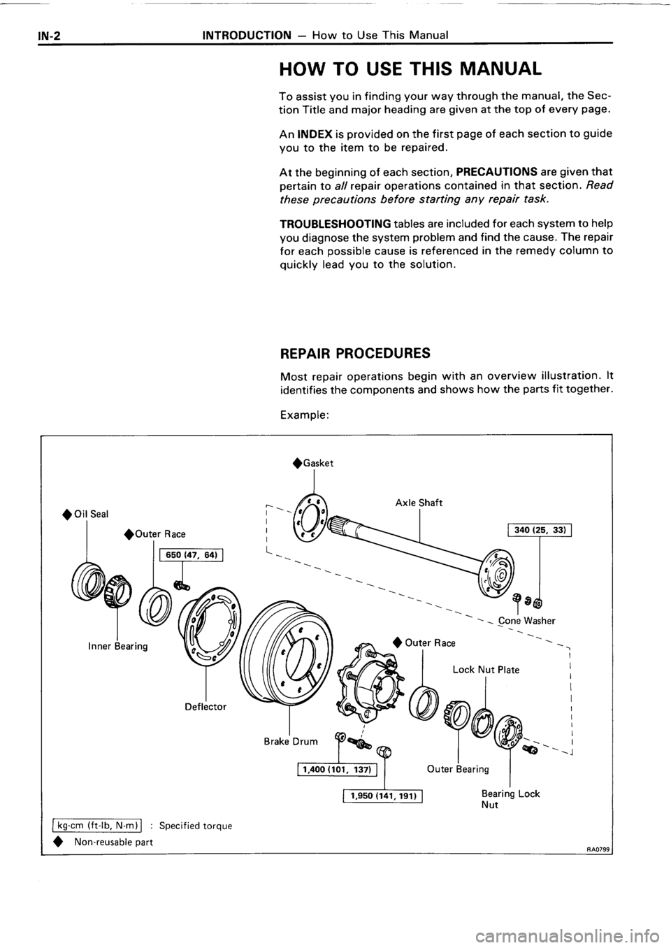 TOYOTA 4RUNNER 1986  Service Repair Manual 