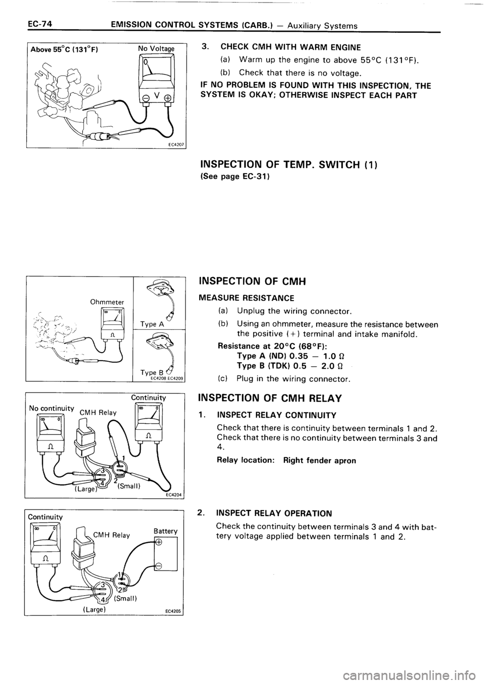 TOYOTA 4RUNNER 1986  Service Repair Manual 