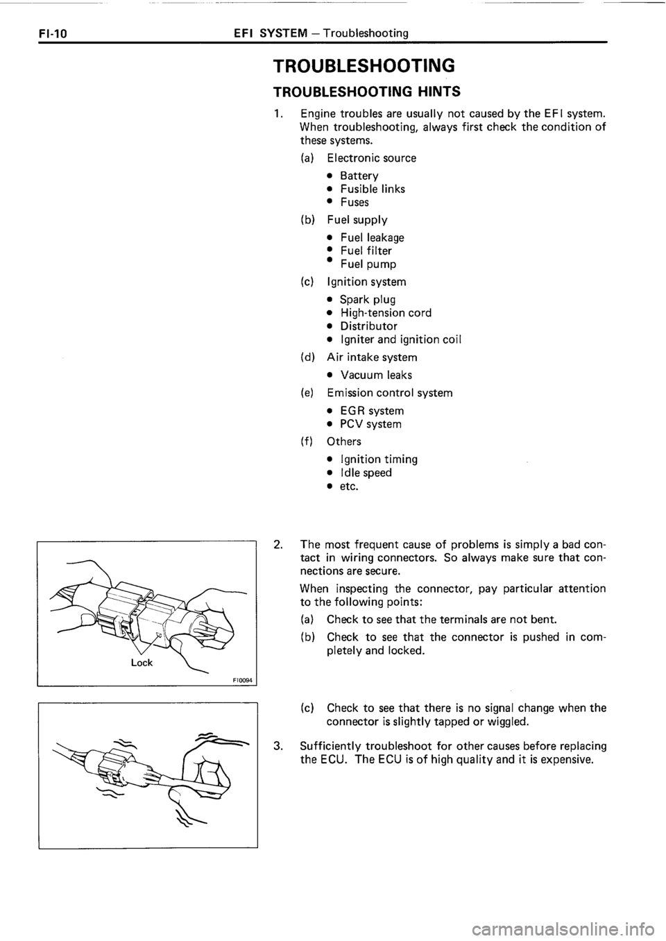 TOYOTA 4RUNNER 1986  Service Repair Manual 