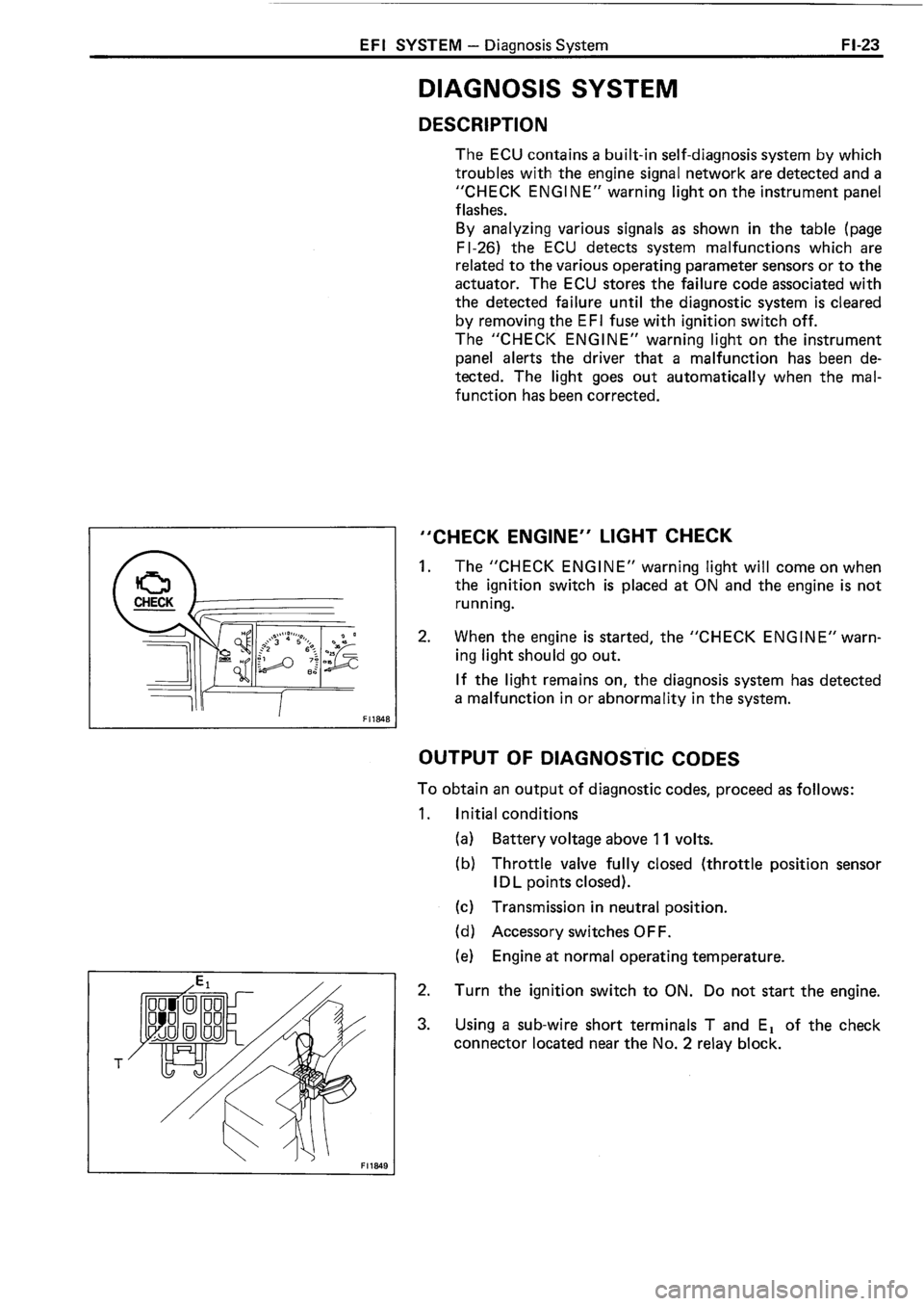 TOYOTA 4RUNNER 1986  Service Repair Manual 