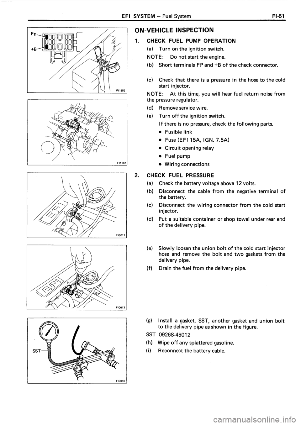 TOYOTA 4RUNNER 1986  Service Repair Manual 
