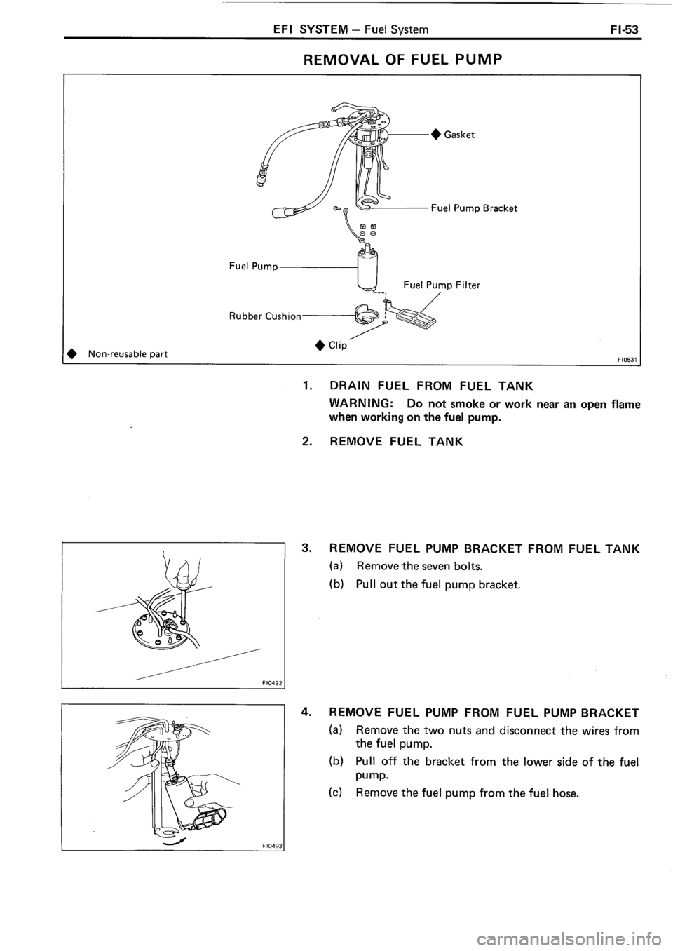 TOYOTA 4RUNNER 1986  Service Repair Manual 
