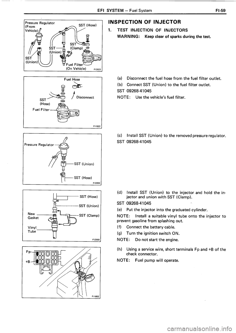 TOYOTA 4RUNNER 1986  Service Repair Manual 