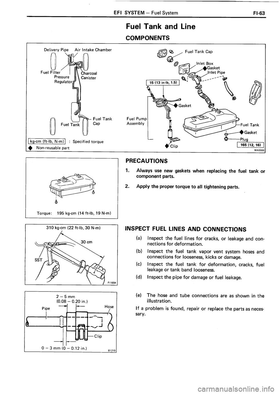 TOYOTA 4RUNNER 1986  Service Repair Manual 